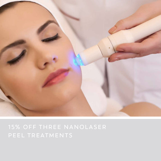 Three Nanolaser Peel Face Treatments at 15% off
